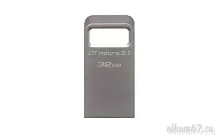 - USB Flash RAM 32Gb Kingston DataTraveler micro 3.1 Silver USB3.0